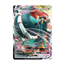 Pokemon SWSH02: Rebel Clash Copperajah VMAX (UR) #137/192 (Holo) NM - Image 1