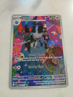 POKEMON Banette 234/217 Me: Ascended Heroes Holo TCG PACK FRESH ILLUSTRATION NM - Image 2
