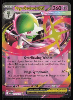 Mega Gardevoir ex 060/132 Double Rare Mega Evolution Pokemon Holo Near Mint - Image 1