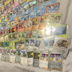 236 Pokemon TCG Mixed Lot stellar crown Scarlet & Violet no repeats in sleeves - Image 2
