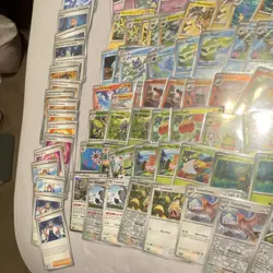 236 Pokemon TCG Mixed Lot stellar crown Scarlet & Violet no repeats in sleeves - Image 4