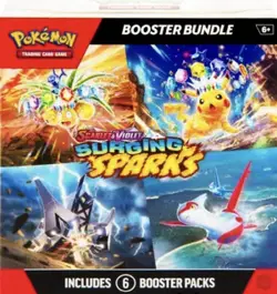 Pokemon TCG Surging Sparks Booster Bundle Brand New Factory Sealed 6 Packs - Image 1