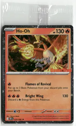 Pokemon Chaos Rising #010/086 Ho-Oh Gamestop Stamped [SEALED] - Image 1