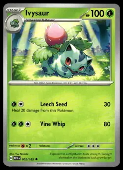Ivysaur #002/165 SV: Scarlet & Violet 151 Pokemon - Image 1