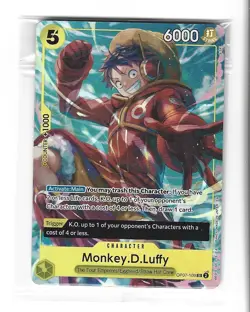 One Piece 500 Years in the Future Monkey.D.Luffy Alternate Art #OP07-109 sealed - Image 1