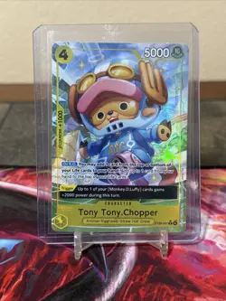 One Piece TCG Tony Tony Chopper ST29-007 Alt Art Starter Deck 29 Egghead NM Card - Image 1