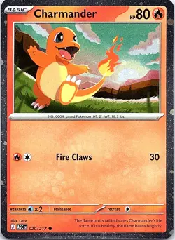 Charmander - (Cosmos Holo) Holo Common Miscellaneous Cards & Products 020/217 NM - Image 1