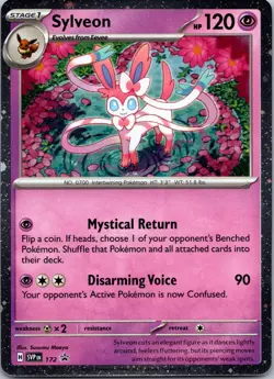 Sylveon Cosmos Holo 172 SV: Scarlet & Violet Promo Cards Pokemon TCG NM - Image 1