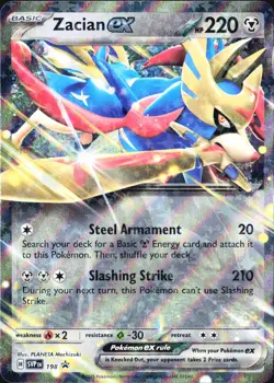Zacian ex - SVP SV: Scarlet & Violet Promo Cards #198 Promo Holo NM - Image 1