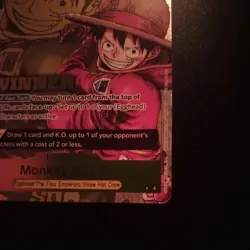 Monkey.D.Luffy (Winner Pack 2026 Vol. 2) One Piece Promotion Cards P-106 NM Foil - Image 3