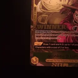 Monkey.D.Luffy (Winner Pack 2026 Vol. 2) One Piece Promotion Cards P-106 NM Foil - Image 4