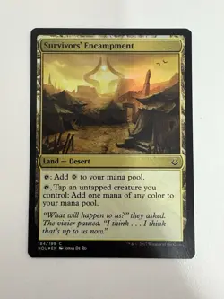 Survivors’ Encampment Foil MTG Magic the Gathering Card NM Near Mint HOU - Image 1