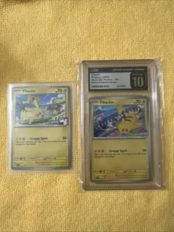 Pikachu 190 Black Star Promo CGC 10 (Gem Mint) - World Championships - Pokemon - Image 1