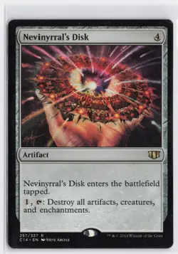 Nevinyrral's Disk 257 Rare Commander 2014 Magic: The Gathering Lightly Played - Image 1