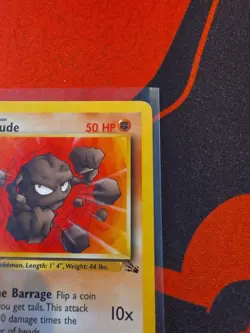 Geodude 47/62 Common Fossil Pokemon Unlimited LP - Image 3