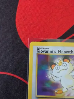 Giovanni's Meowth 74/132 Common Gym Challenge Pokemon NM - Image 2
