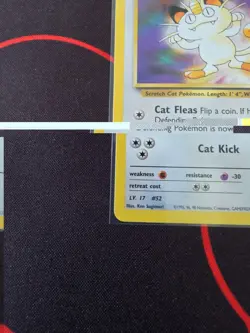 Giovanni's Meowth 74/132 Common Gym Challenge Pokemon NM - Image 4