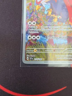 2024 Pokemon Surging Sparks Braviary 214 /191 Full Art Illustration Rare Holo NM - Image 4