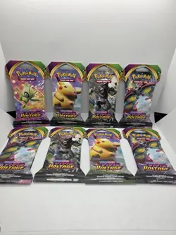 Pokemon Sealed Booster Pack Lot Of 8 Vivid Voltage - Image 1