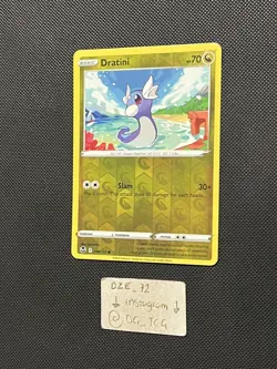 Pokemon Silver Tempest - Dratini - 129/195 - Reverse Holo - M/NM - Image 4