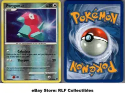 2008 Pokemon, D&P Great Encounters, #81/106 Porygon, Reverse Holo Common - Image 1