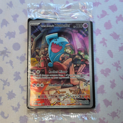 Pokemon Team Rocket's Wobbuffet SV Promo Sealed Holo 203 English 110 HP Basic - Image 1