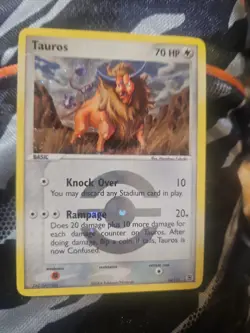 Pokemon TCG - Tauros [Reverse Holo] #16 - Pokemon Fire Red & Leaf Green - Image 1