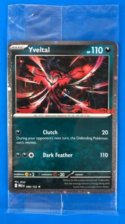 Yveltal 88/132 Pokemon Mega Evolutions GAMESTOP Stamped Cosmos Promo SEALED - Image 1