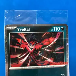 Yveltal 88/132 Pokemon Mega Evolutions GAMESTOP Stamped Cosmos Promo SEALED - Image 3