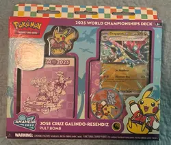 Pokemon 2025 World Championships Deck Pult Bomb Jose Cruz Galindo-Resendiz EN - Image 1
