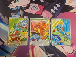 Pokemon TCG First Partner Illustration Collection Series 1 Kanto GEN 1 Starters - Image 1