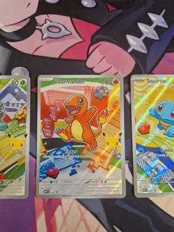 Pokemon TCG First Partner Illustration Collection Series 1 Kanto GEN 1 Starters - Image 3