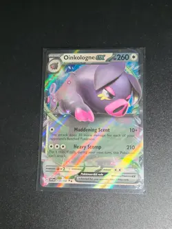 Oinkologne ex 158/198 Double Rare Scarlet & Violet Pokemon Near Mint - Image 1