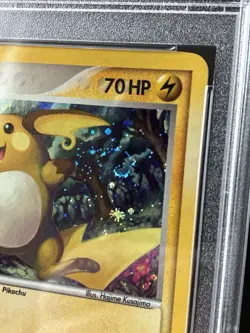 Pokemon TCG Raichu PSA 9 EX Power Keepers 12/108 Holo Rare 2007 Swirl - Image 4