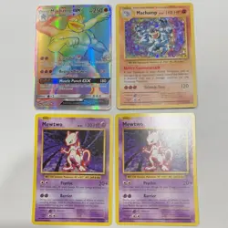 Pokemon Trading Cards - Featuring Machamp and Mewtwo - Image 1