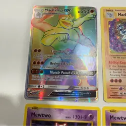 Pokemon Trading Cards - Featuring Machamp and Mewtwo - Image 3