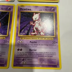 Pokemon Trading Cards - Featuring Machamp and Mewtwo - Image 4