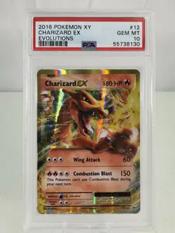 2017 Pokemon XY Charizard Ex Evolutions Psa 10 - Image 1