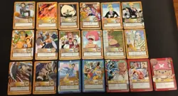 One Piece Hyper Battle Normal Set 19 Cards Trading Card Bundle - Image 1