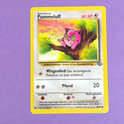 Pokemon Pummeluff (Jigglypuff ) 54/64 - GERMAN Jungle Set - Never Played NM/M - Image 2