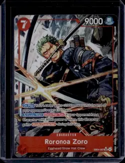 One Piece Roronoa Zoro Alt Art SR EB04-007 Adventure On Kami's Island OP-15 - Image 1