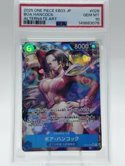 PSA 10 Boa Hancock Alternate Art 2025 One Piece EB03-026 - Image 1