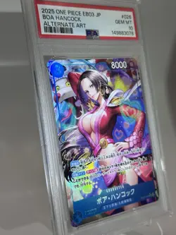 PSA 10 Boa Hancock Alternate Art 2025 One Piece EB03-026 - Image 2