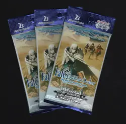 Weiss Schwarz Fate/Grand Order The Movie - 3 Booster Pack Lot - 1st Edition - Image 1