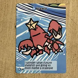 Krawie Pokiebubies V2 1st Edition Fan Art 143 Chef Ken Lee Pokemon Crawdaunt - Image 1