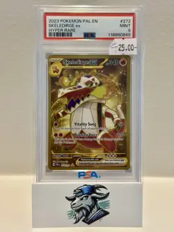 2023 Pokemon Paldea Evolved Skeledirge ex Hyper Rare PSA 9 MINT #272 - Image 1