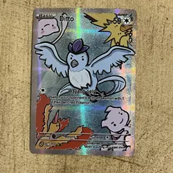 After Skool Hobby Ditto Moltres 73 Series 2 Holo Pokemon Fan Art Genetic Mystery - Image 1