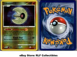 2008 Pokemon, D&P Great Encounters, #76/106 Lunatone, Reverse Holo Common - Image 1