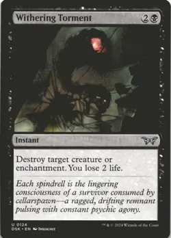MTG Withering Torment Normal NM Duskmourn: House of Horror Magic 124 - Image 1