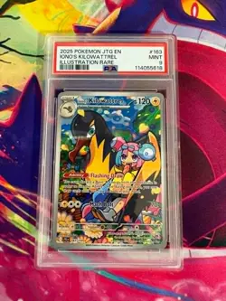 Iono's Kilowattrel 163/159 Journey Together PSA Graded 9 English Pokemon TCG - Image 1